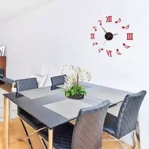 붙이는 DIY 음표벽시계 인테리어시계 무타공 벽시계 (KYR-WE9621C)