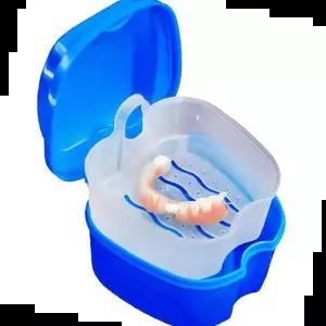 임시치아 틀니 세정컵 보관함 의치 전용 보관통 케이스