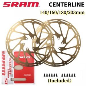 2pcs Sram Avid 자전거 브레이크 로터 골드 140mm 203mm 센터라인 도로 MTB 유압 디스크 스테인레스