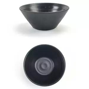 [조르지오]블랙 EO67YC98 멜라민 한식 대접 면기 면그릇 15.2x6.3cm 14호