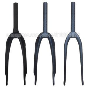 BMX 레이스 포크 20x1 1/8인치~1 1/2인치 테이퍼드/스트레이트 카본 프론트 20mm 쓰루 액슬 QR 20인치/24인