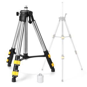 8인치 4인치 어댑터가 높이 스테인레스 스탠드 연장 3개 홀더 레벨용 있는 스틸 조정 2M 삼각대