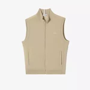 라코스테 남성 스웨터 베스트 골프 하이브리드 풀집업 베이지 FB836355