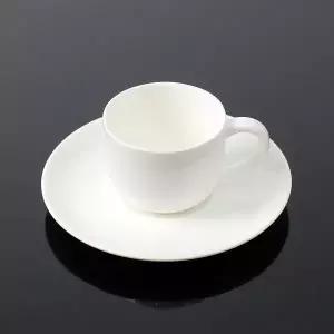 [골드스마일]돌체 순백 찻잔 세트 에스프레소잔 허브티 밀크티 세락믹커피잔