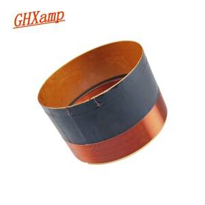 GHX 100mm 베이스 보이스 코일 순수 구리 와이어 유리 섬유 스켈레톤 스피커 유지 보수 액세서리 1 개