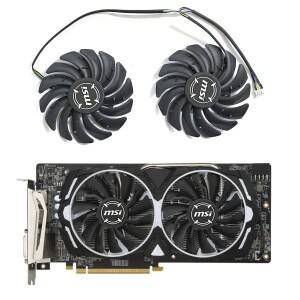 MSI ARMOR RX470 RX 480 8G OC 그래픽 카드 냉각한  GPU 팬 4PIN 85NN PLD09210B12HH