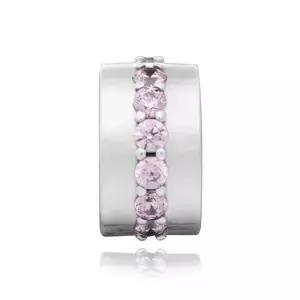 [판도라] 여성 샤이닝 패스 핑크 클립 실버 펜던트 참(791972PCZ)