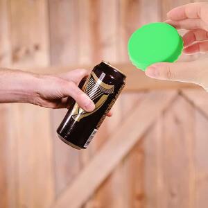 1개 음료 캔 뚜껑 실리콘 커버 맥주 틴 소다 콜라 누수 방지 캡 다채로운 보호기