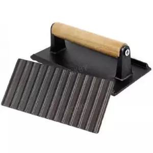 픽바이 무쇠 그릴 프레스 돼지껍데기 누르개 크래커 누름판 스테이크 구이