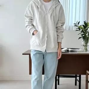 투웨이 후드 여성 간절기 무지 데일리 의류 겨울 방풍 아우터 바람막플리스 자켓다운 점퍼 코트 가을