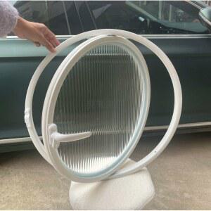 원형 회전 창문 카페 회전창문 어닝 색상/사이즈 50cm 포토존 샷시 인테리어