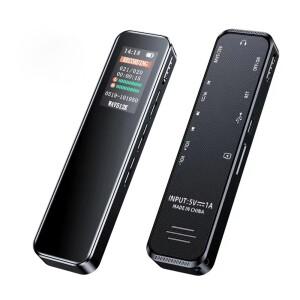 디지털 보이스 레코더 펜 MAX 지원 128G TF 카드 1536Ks 녹음 작업 인터뷰가 휴대용 MP3 플레이어 오디오