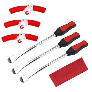 자동차 바이크 오토바이 자전거 타이어 교체 예비 부품 로드 스푼 크로우바 도구 휠 허브 보호대 전문 수리