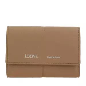 로에베 엠보스드 로고 스냅 버튼 가죽 지갑 C612S33X01 9579
