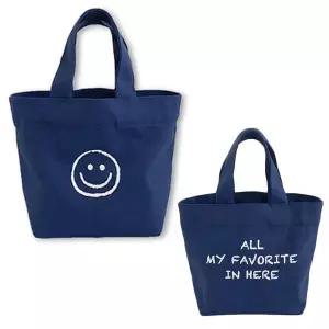 여성 미니 스마일 토트 에코백 귀여운 가방 소프트미니백