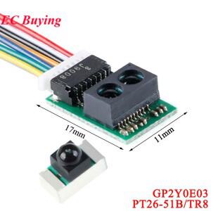 GP2Y0E03 IR 거리 센서 4-50CM 적외선 범위 모듈 Arduino호환 SH-AR-P PT26-51B/TR8 수신 용 고정밀 I2C II
