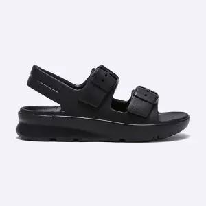 라벨 디베이직 쿠션 더블 샌들 블랙 FLFDES2U11 411785