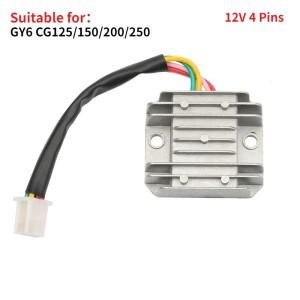 전동사이클 12V 4핀 전선 전압 조절기 정류기 GY6 CG CB 150cc 200cc ATV 쿼드 모페드 스쿠터 버기 전동바