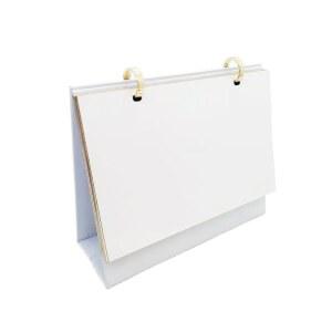 젤로야트 DIY 승화 빈 책상 달력 - 열 프레스, 사진 선물 및 사무실 장식용 14페이지 찢김 8 3 x6 7