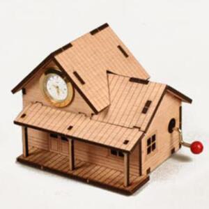 간이역 오르골 만들기 옛날 기차 철도 역사 DIY 모형