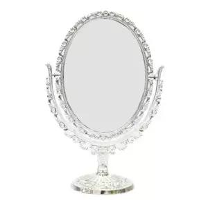 스탠드 탁상 거울 메이크업 화장 엔틱 거울 15x23cm (WFKC77O)