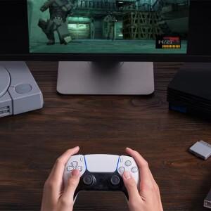 PS/PS1/PS2 /Windows 10/11호환  8bitdo 83KA 블루투스 어댑터 레트로 수신기