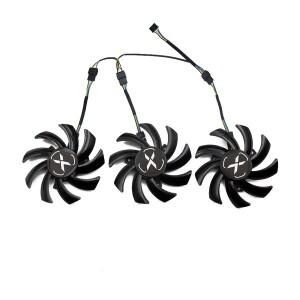 85MM T 129215 XFX Speeder SWFT 309 Radeon RX 6700 XT 12GO 그래픽 팬호환  SU 4핀 GPU 팬