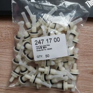 50 조각 연료 탱크 조인트 필터 혼다 GX110 플라스틱 16955-ZE1-000