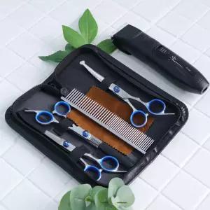 헬릭스 올인원 애견 바리깡 가위 풀세트 강아지 고양이 빗 클리퍼