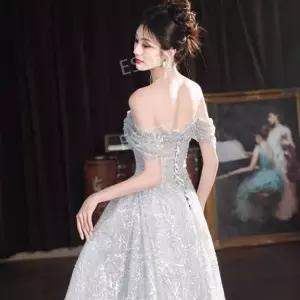 연주회드레스 파티 여성 스팽글 이브닝드레스 반짝이 파티드레스 드레스