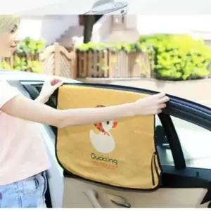 차량용 양면 자석형 햇빛가리개 자동차 창문 햇빛 차단 커버 선바이저