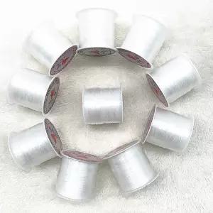 얇은철사 1 롤 02-08mm 투명 비 스트레치 낚시 라인 와이어 나일론 구슬 결 쥬얼리