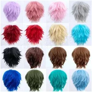 코스프레 가발 커팅 샤기컷 숏 가능 헤어 앞머리 남자 원하는