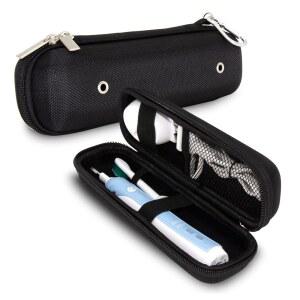 Soicpic 전동 칫솔 여행용 케이스, Oral-B Pro 500 /600 /650 /1000 /1500 /2000 /3000 /3500 /5500 /Pro-Health, Smart 1500 /5000, Genius X Limited /6000 /7000 /7500 /8000 /9600 (케이스만 해당)에 적합합니다