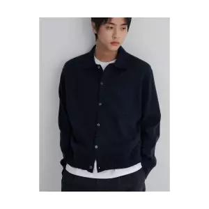 에잇세컨즈 8SECONDS 솔리드 칼라 버튼 카디건 네이비 21595AAY7R 154541