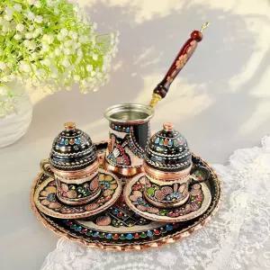 체즈베 터키식 커피추출기 추출기 접시 이브릭 커피