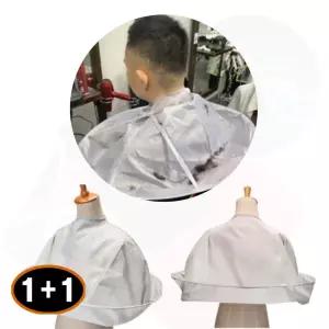 1+1  셀프커트 헤어보 머리카락 청소 이발가운 편리한 뒷정리