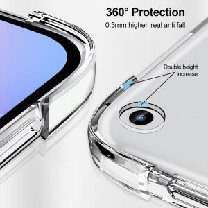 삼성 갤럭시 탭 S10 S9 FE S7 S8 A9 플러스 12.4 A8 A7 라이트 S6 2024 케이스 실리콘 TPU 블랙 보호 쉘 소