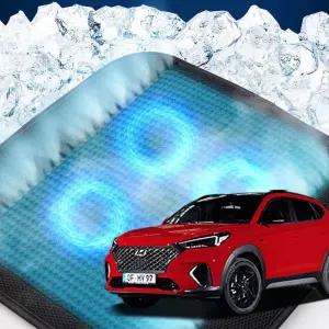 뉴투싼IX 호환 차량용 쿨링시트 메쉬 4팬용방석 사무실 여름방석 자동차 의자 아이스 휴대용 용통풍 용자동