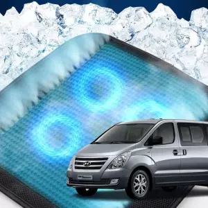 그랜드스타렉스 호환 차량용 쿨링시트 메쉬 4팬용방석 사무실 여름방석 자동차 의자 아이스 휴대용 용통풍