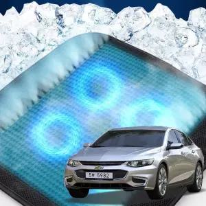 올뉴말리부 호환 차량용 쿨링시트 메쉬 4팬용방석 사무실 여름방석 자동차 의자 아이스 휴대용 용통풍 용자