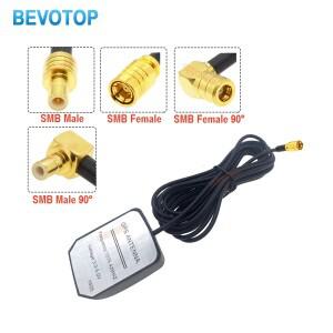 SMB 남성/여성 커넥터가있는 자동차 GPS 안테나 케이블 자기베이스 수신기 카메라 플레이어 용 공중 어댑터