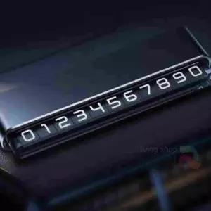 듀얼 메탈 주차번호판 자동 량전화 핸드폰 휴대폰 용번호 전화 량용 연락처