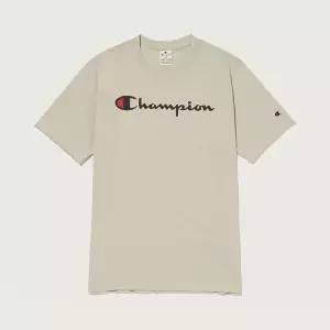 [국내 매장품] 챔피온 빅 스크립트 로고 코튼 반팔 티셔츠 Normal Beige 188229