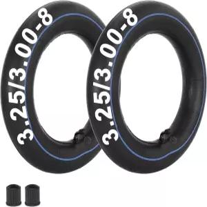 스쿠터 정원 카트 왜건 미니 초퍼 타이어 고 ATV 헤비 듀티 부틸 고무 3.508 튜브 TR87 앵글 스템 2 팩