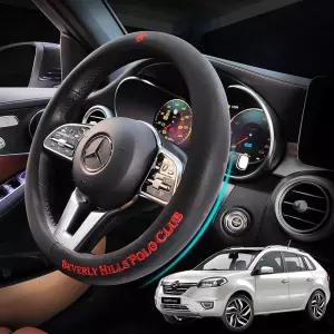 QM5 부드러운핸들커버 비버리힐즈폴로프리미엄 논슬립 논카바 자동차 차량용 운전대 부드러운