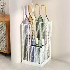 히키스 메쉬 사각 스틸 카페 매장 대용량 우산꽂이R06사무실우산꽂이 인테