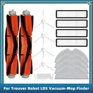 보라식 Xiaomi Trouver Robot LDS 진공  파인더 교체 부품 액세서리 메인 사이드 브러시 Hepa 필터 호환