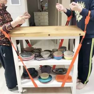 가정용 가구재배치 쇼파이동 파워벨트 2p 2세트 순간 장농 무거운물건 손목걸이 이사용 소파 큰물건