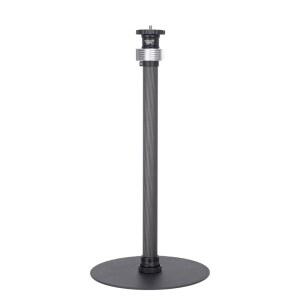 책상용 쿨레호다 모노포드 스탠드, 무거운 베이스가 있는 16-28인치 조절 가능한 탄소 섬유 연장봉, DSLR 카메라용 테이블 마운트 조명, 웹캠, 라이브 스트리밍, 브이로그링